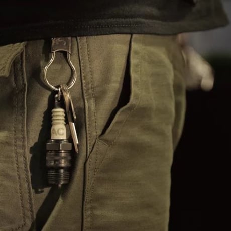 Old Stock "AC" Spark Plugs Remake Keyring