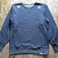 So Glad Star French Terry Sweat V・H・Blue