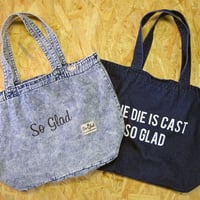 So Glad Denim Large Tote Bag