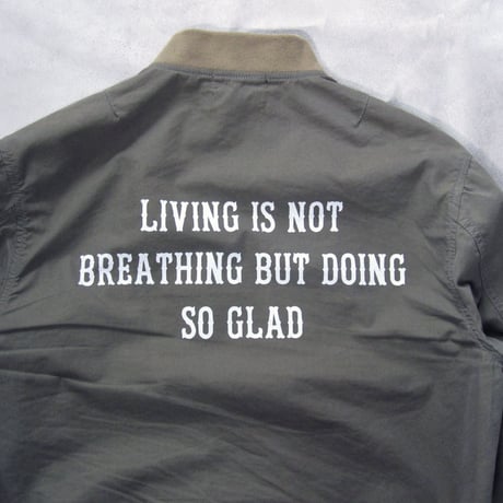 So Glad Military Zip Shirt