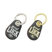 Good Luck Leather Key Tag