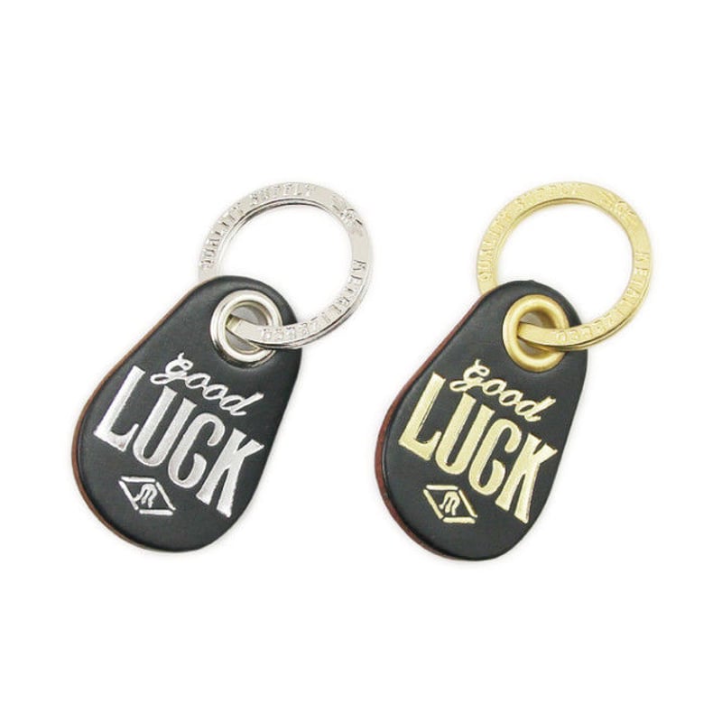 Good Luck Leather Key Tag | So Glad web store