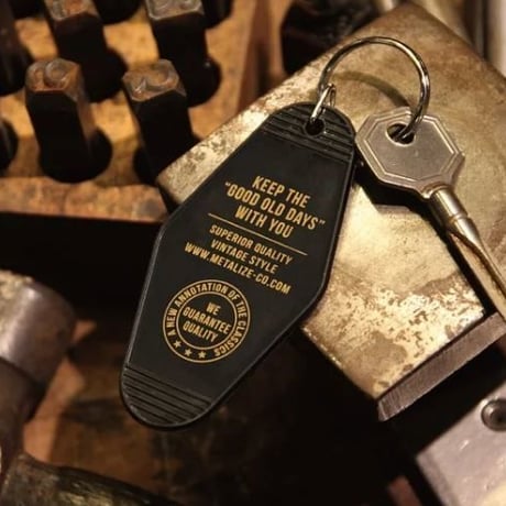 Vintage style motel key tag