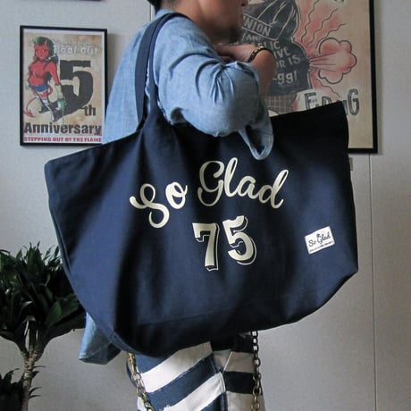So Glad ZIP TOTEBAG Navy