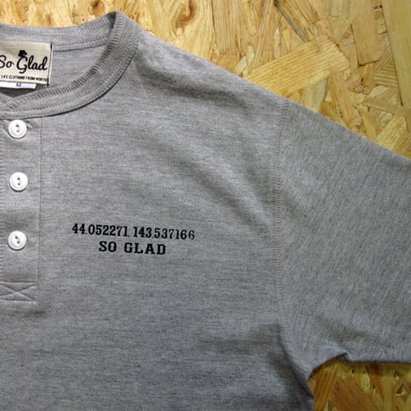 So Glad Henry Neck TEE