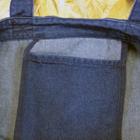 So Glad Denim Large Tote Bag
