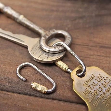 Mini industrial style keyring