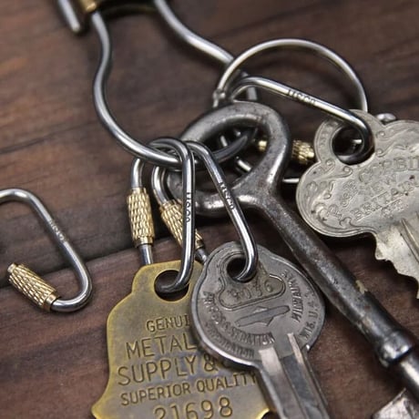 Mini industrial style keyring