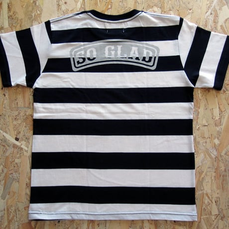So Glad Bold Border TEE White × Black