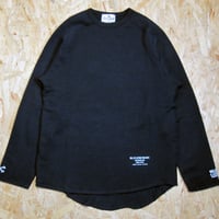 So Glad  Cut-Off Crew Neck Sweat BLK