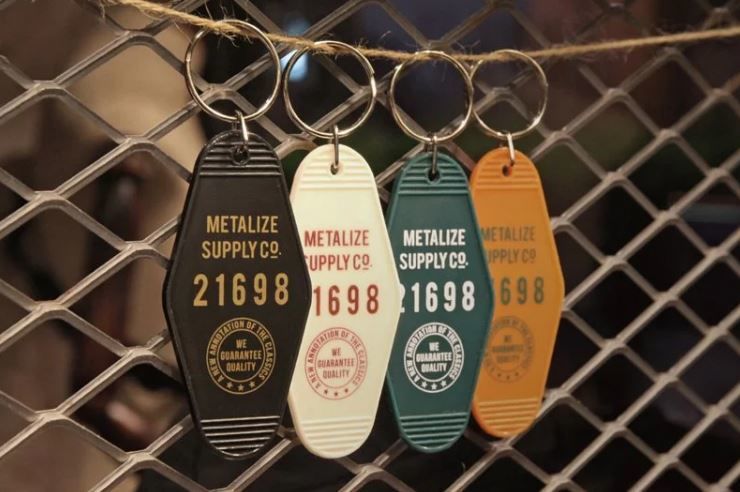 Vintage style motel key tag | So Glad web store