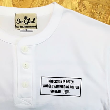 Box Logo Henry Neck TEE