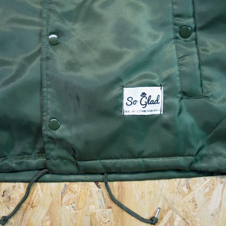 So Glad Coach Jacket Kahki