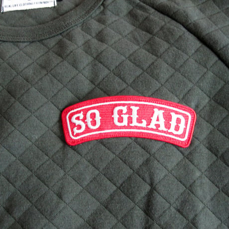So Glad Knit Quilt Sweat Kahki
