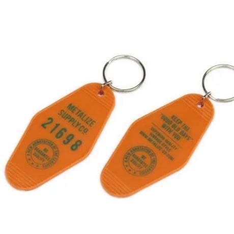 Vintage style motel key tag