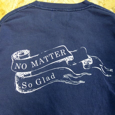 No Matter Pigmento Dye L/S TEE V・Navy