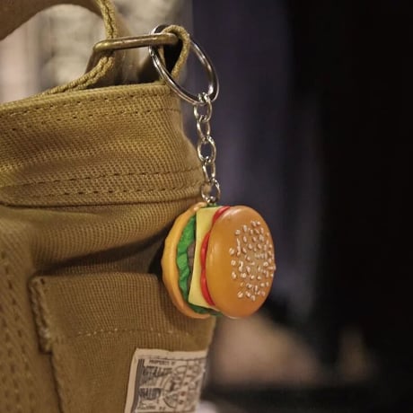 Burger keychain