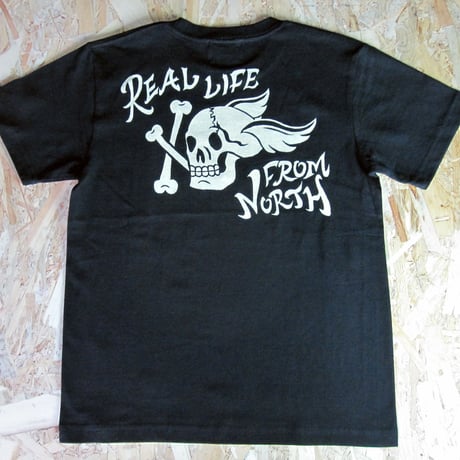 REAL LIFE SKULL TEE