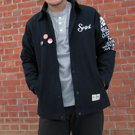 So Glad SKULL Deck Jacket Navy