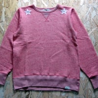 So Glad Star French Terry Sweat V・H・Red