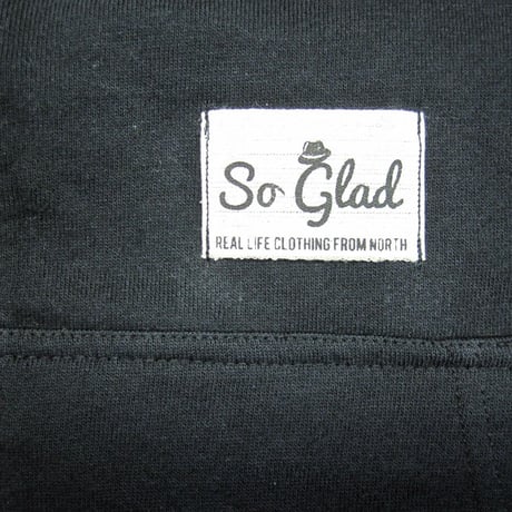 So Glad SKULL Zip Parka BLK