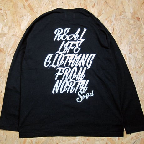 So Glad  L/S Pocket TEE BLK