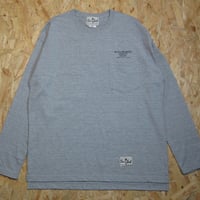 So Glad  L/S Pocket TEE Gray
