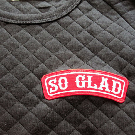 So Glad Knit Quilt Sweat Black