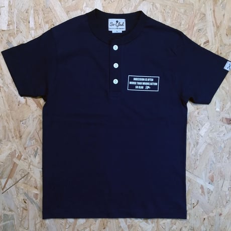 Box Logo Henry Neck TEE