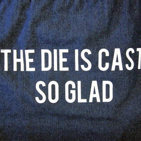 So Glad Denim Large Tote Bag