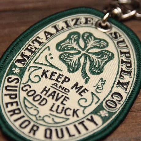 Retro strap keychain (Oval)