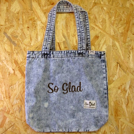 So Glad Denim Tote Bag