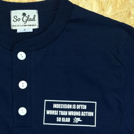 Box Logo Henry Neck TEE