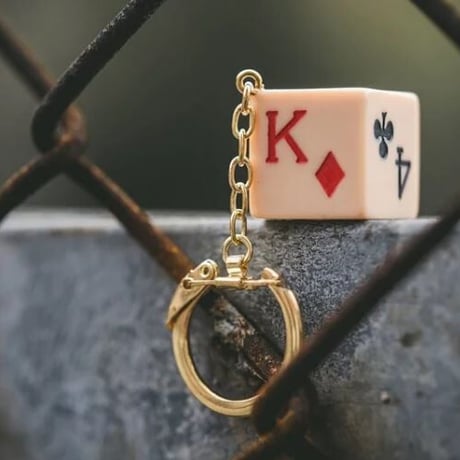 Vintage Poker Dice Keyring