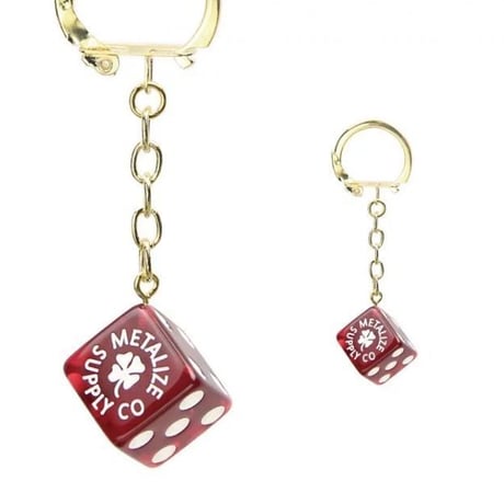 Lucky Clover Dice Keychain