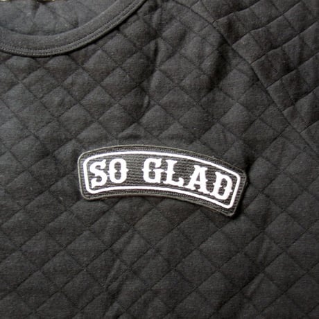So Glad Knit Quilt Sweat Black