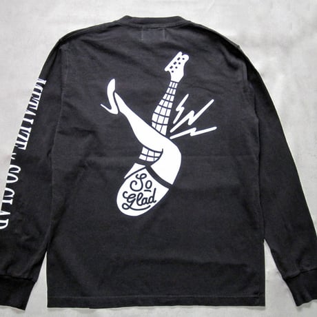 Guitar Female Leg Pigmento Dye L/S TEE