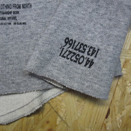So Glad  Cut-Off Crew Neck Sweat Gray