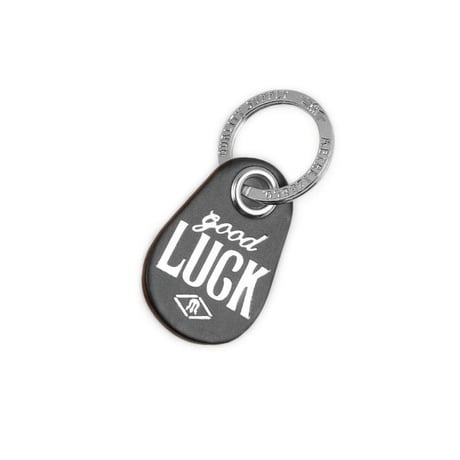 Good Luck Leather Key Tag