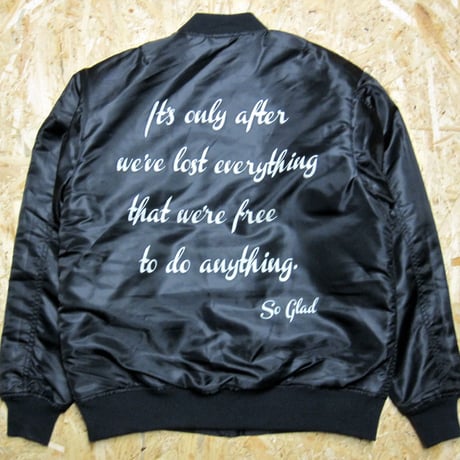 So Glad MA-1 Jacket Black