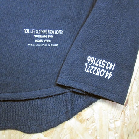 So Glad  Cut-Off Crew Neck Sweat BLK