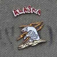 "ALASKA BEAR" Souvenir Pin Set