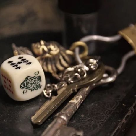 Poker Dice Keychain