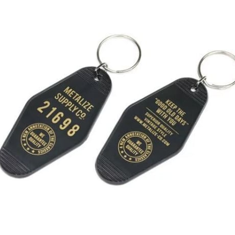 Vintage style motel key tag