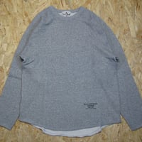 So Glad  Cut-Off Crew Neck Sweat Gray