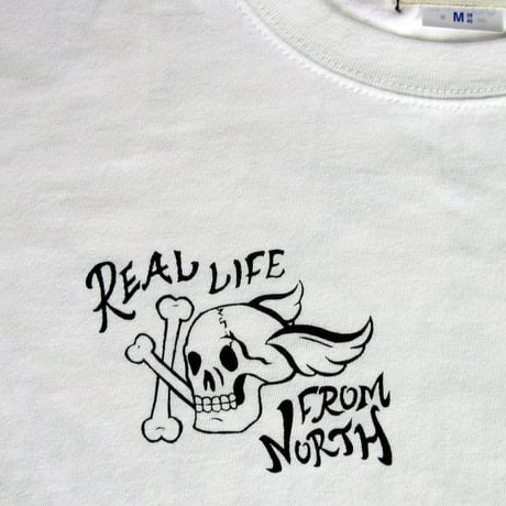 REAL LIFE SKULL TEE