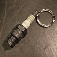Old Stock "AC" Spark Plugs Remake Keyring