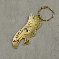 "Lady Luck"Nude girl opener key ring