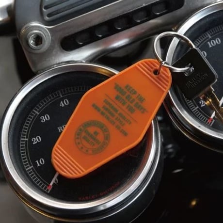 Vintage style motel key tag