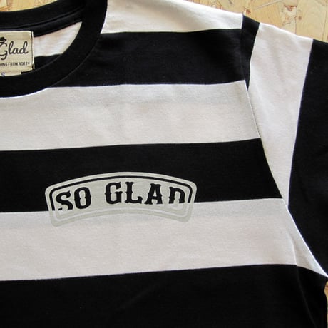 So Glad Bold Border TEE White × Black